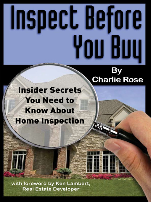 Title details for Inspect Before You Buy by Charlie Rose - Available